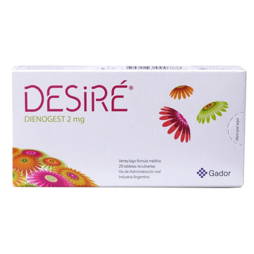 Desire dienogest 2mg 28 tabletas — Gador