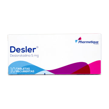 Desler desloratadina 5 mg 10 tabletas — Bussié