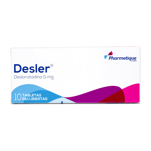 Desler desloratadina 5 mg 10 tabletas — Bussié