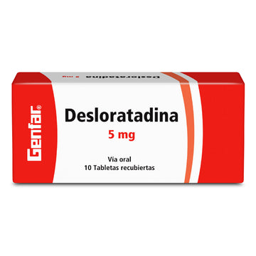Desloratadina 5mg 10 Tabletas — Genfar