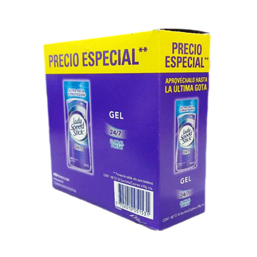 Desodorante Lady Speed Stick Doble Defensa Gel Floral caja x 18 sobres — Colgate-Palmolive