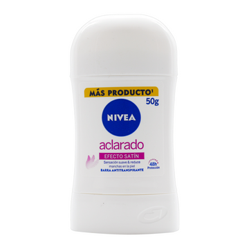 Desodorante Nivea Barra Aclarado Satin 50 gr Mujer — Beiersdorf