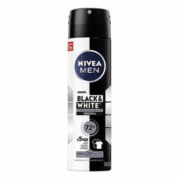 Desodorante Nivea Men Invisible Black & White Spray x 150 ml x 2 Uds