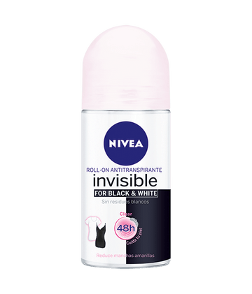 Desodorante Nivea Men Roll-On Invisible Black & White 50 ml x 2 Unidades — Beiersdorf — imagen 2