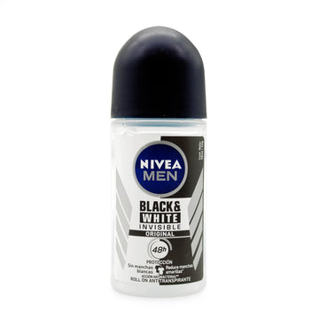 Desodorante Nivea Rollon Black & White 50 ml — Beiersdorf