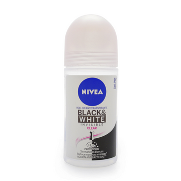 Desodorante Nivea Rollon Invisible Black & White 50 ml — Beiersdorf