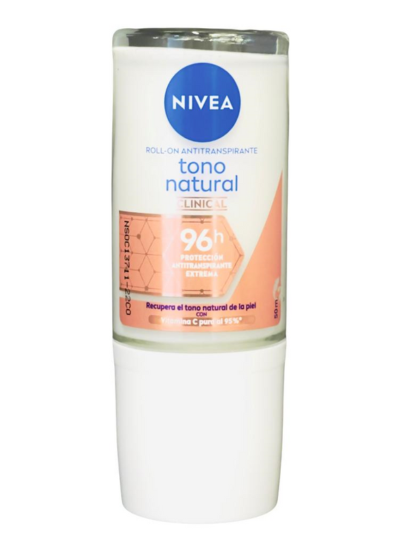 Desodorante Nivea Rollon Tono Natural 50 ml — Beiersdorf