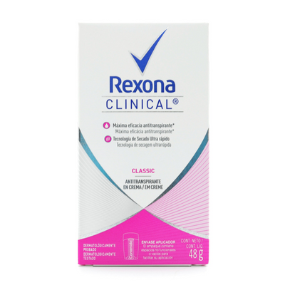 Desodorante Rexona Clinical Classic Women 48 gr Rosado — Unilever