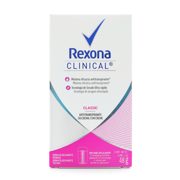 Desodorante Rexona Clinical Classic Women 48 gr Rosado — Unilever