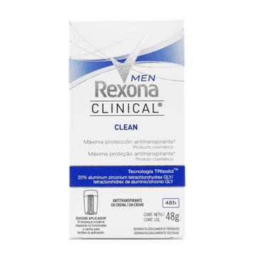 Desodorante Rexona Clinical Men 48 gr Azul — Unilever