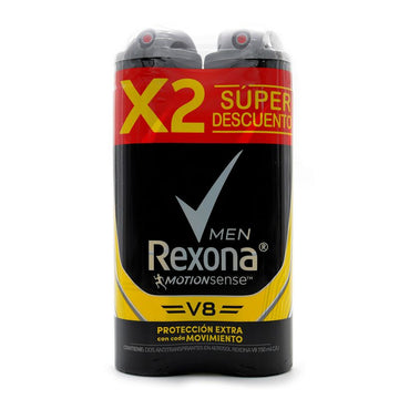 Desodorante Rexona Men V8 Spray x 90 g x 2 Uds Super Oferta — Unilever