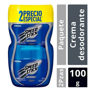 Desodorante Speed Stick Cool Night Crema 100 g para hombre - Kit x 2 unidades