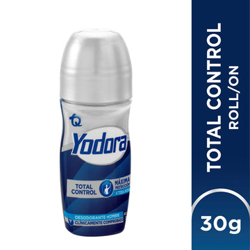 Desodorante Yodora mini rollón men total control 30 gr — Tecnoquímicas