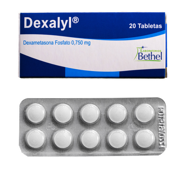 Dexalyl Dexametasona 0,75 mg 20 Tabletas — Bethel Laboratorios
