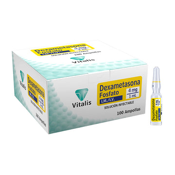 Dexametasona fosfato 4 mg/1 ml solucion inyectable 10 ampollas — Vitalis