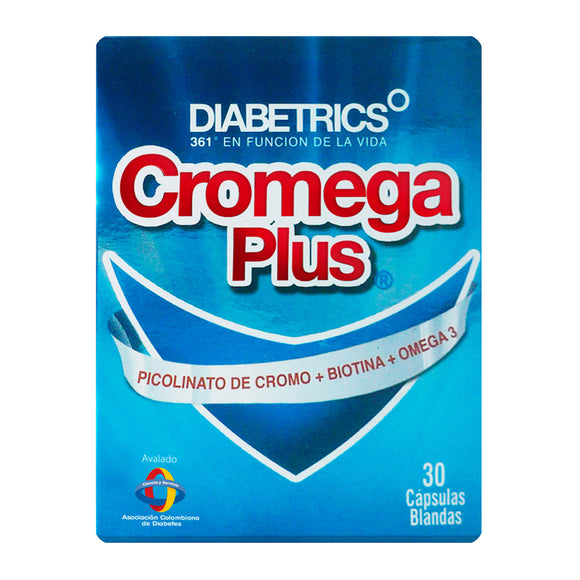 Diabetrics Cromega Plus 30 Cápsulas