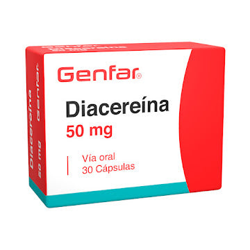 Diacereína 50mg 30 cápsulas — Genfar