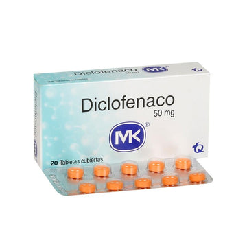 Diclofenaco 50 mg 20 Tabletas MK — Tecnoquímicas
