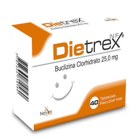 Dietrex 25mg 40 tabletas — Nevox Farma