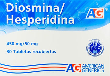 Diosmina/Hesperidina 450/50 mg 30 Tabletas — Lafrancol