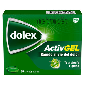 Dolex Activgel 20 cápsulas blandas — Haleon