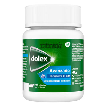 Dolex Avanzado 500mg 100 Tabletas Frasco — Haleon