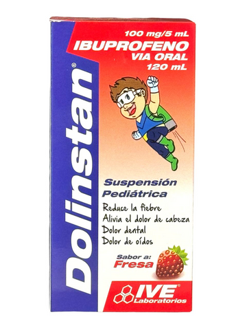 Dolinstan (ibuprofeno) Fresa 120 ml — IVE Pharma