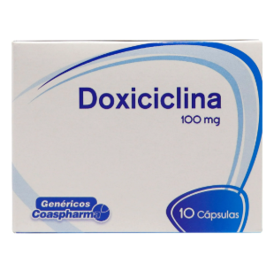 Doxiciclina 100mg 10 Cápsulas — Coaspharma