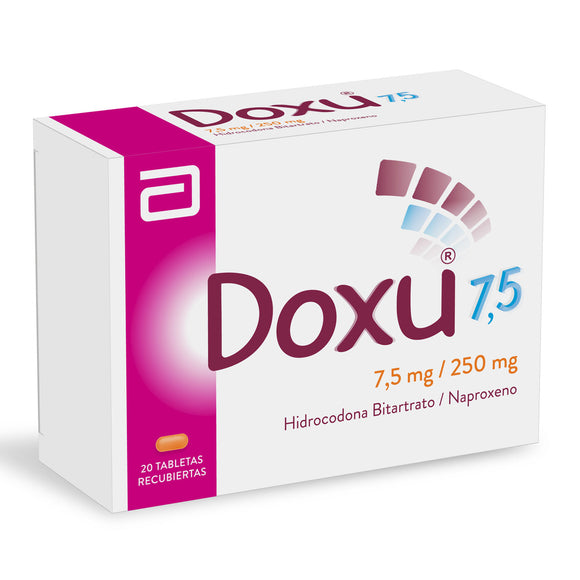 Doxu 250mg/7.5mg 20 tabletas — Abbott