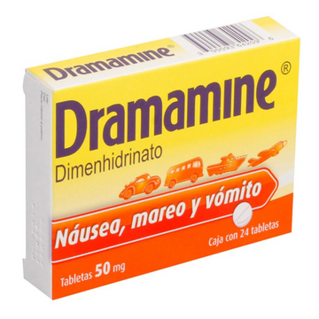 Dramamine 50mg 24 tabletas — Johnson & Johnson