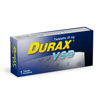 Durax VSD tadalafilo 20mg 1 tableta recubierta — Lafrancol
