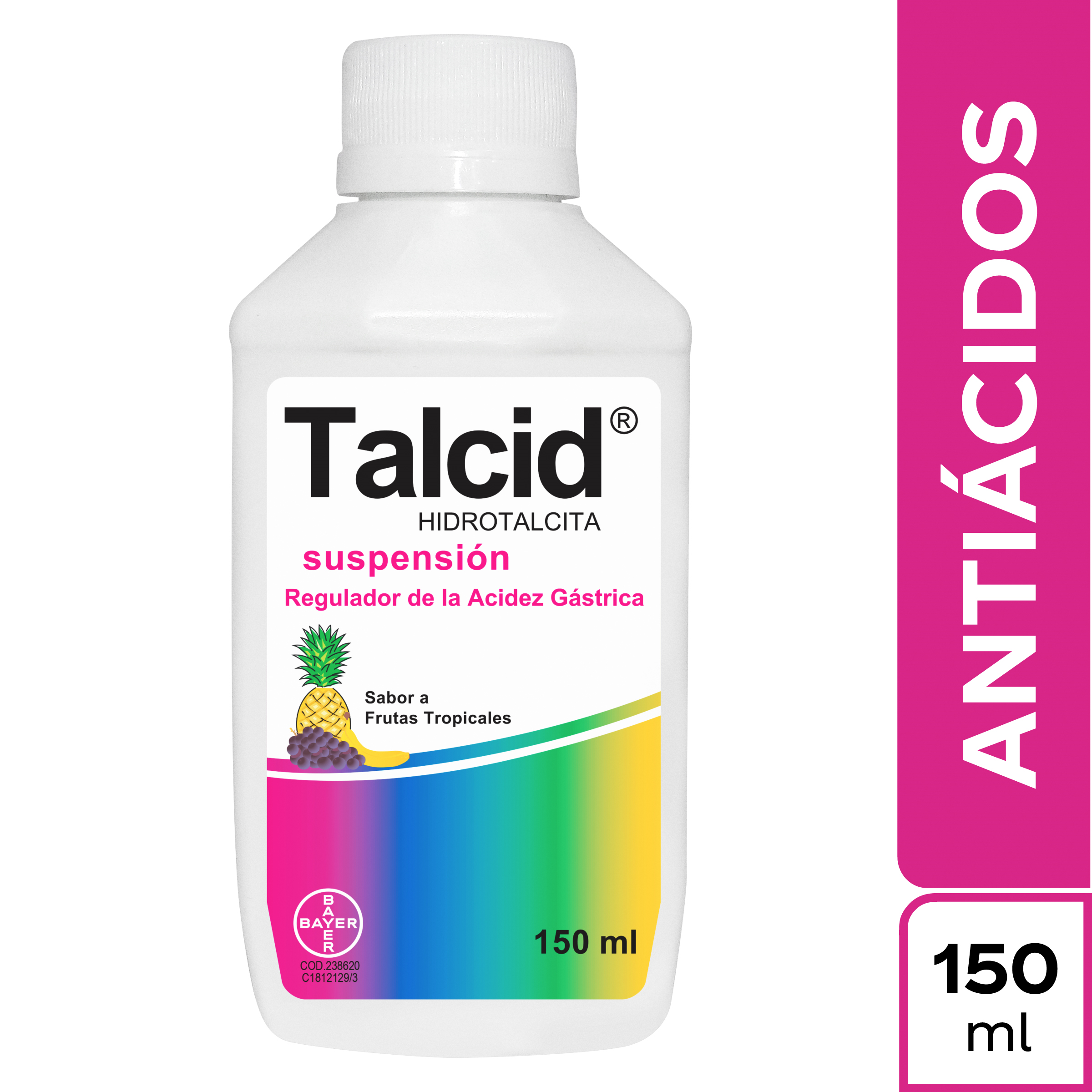 TALCID SUSPENSION FRUTAS TROP.150 ML - (EXH) - (CG6)