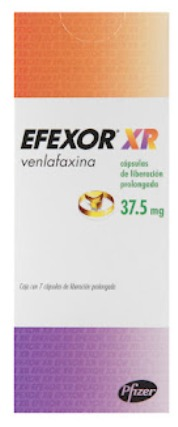 Efexor XR Venlafaxina 37,5 mg 7 cápsulas liberación prolongada — Aspen