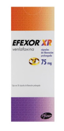 Efexor XR 75mg 30 cápsulas — Aspen