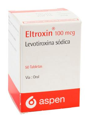 ELTROXIN 100 MCG 50 TABLETAS