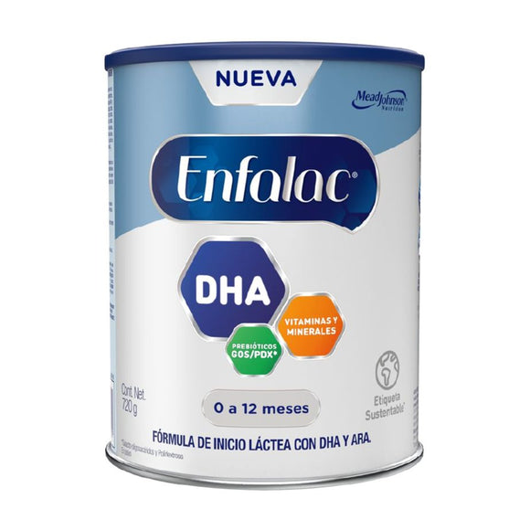 Enfalac fórmula de inicio láctea con DHA y ARA 0 a 12 meses lata 720 g — Mead Johnson
