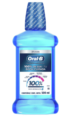 Enjuague Bucal Oral-b 100% Single Fco 500 ml — Procter & Gamble