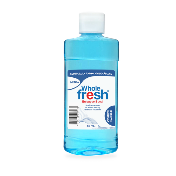 Enjuague Bucal Whole Fresh Control Cálculo frasco 60 ml — Icom