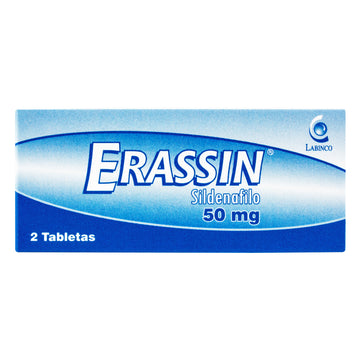 Erassin 50 mg 2 Tabletas — Labinco