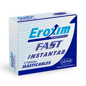 Eroxim Fast Instantab sildenafil 50mg 2 tabletas — Lafrancol
