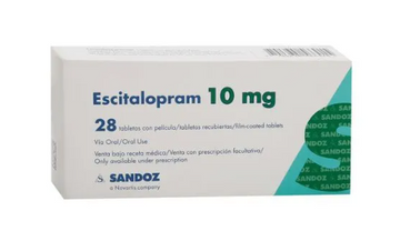 Escitalopram 10mg 28 Tabletas — Pharmalab