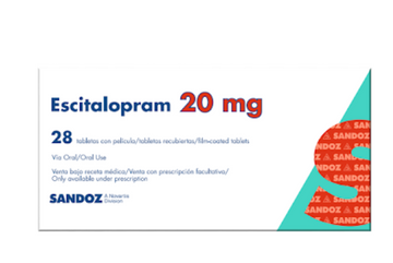Escitalopram 20mg 28 Tabletas — Pharmalab