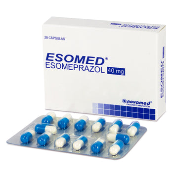 Esomed esomeprazol 40mg 28 cápsulas — Novamed
