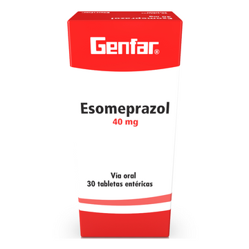 Esomeprazol 40mg 30 Tabletas — Genfar