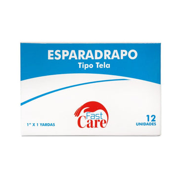 Esparadrapo Tela Blanco Fast Care 1x1 12 uds — Icom