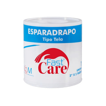 Esparadrapo Tela Blanco Fast Care 2x5 pulg — Icom