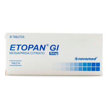 Etopan GL mosaprida 5mg caja con 30 tabletas — Novamed