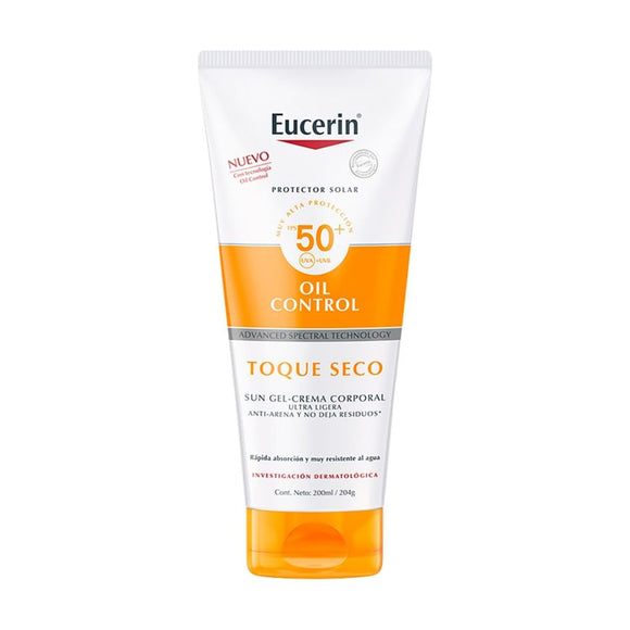 Eucerin Sun Oil Control Toque Seco Corporal FPS 50 — 200 ml — Beiersdorf