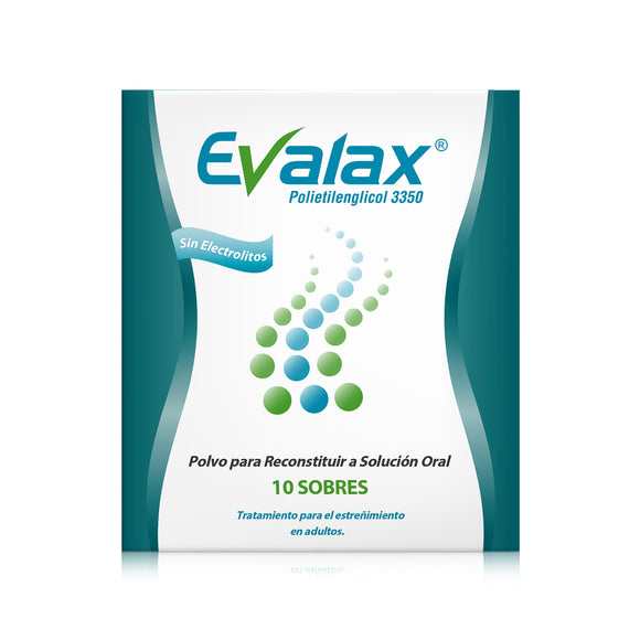 Evalax polietilenglicol polvo 10 sobres — Farma de Colombia
