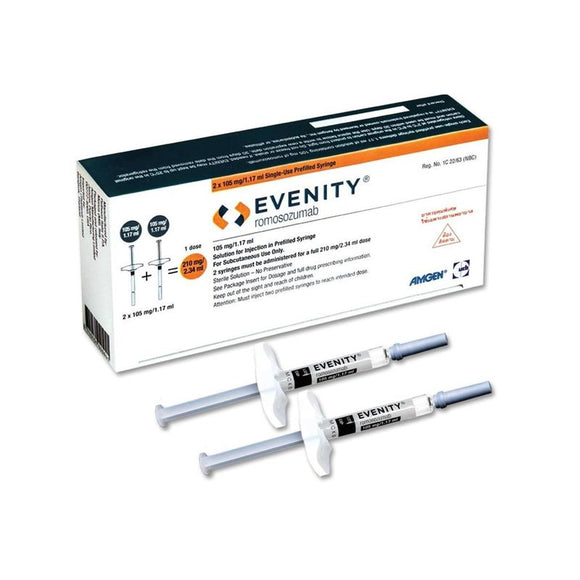 Evenity 90 mg (Romosozumab) x 2 Jeringas Precargadas — Amgen Manufacturing